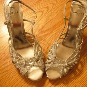 Monet 4" Heels Diamond Sparkle Size 8 1/2